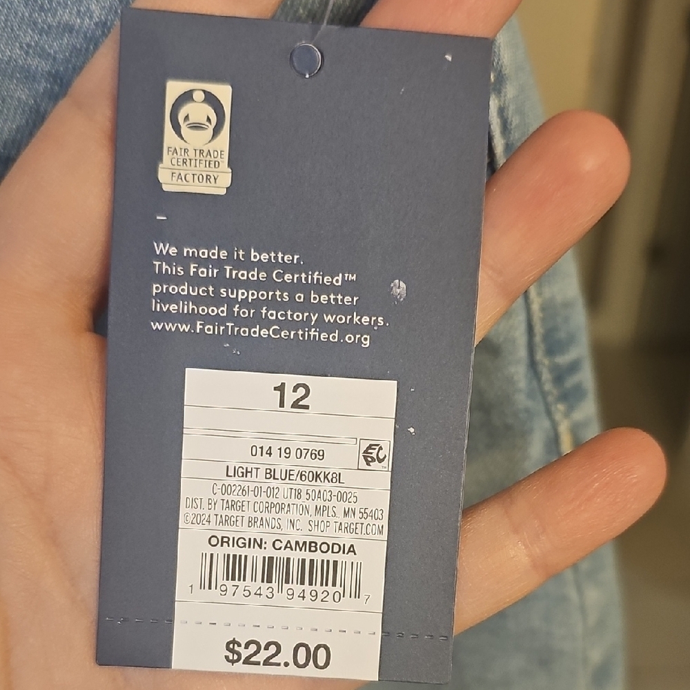 Universal Thread Light Blue Jean Shorts - Picture 2 of 8
